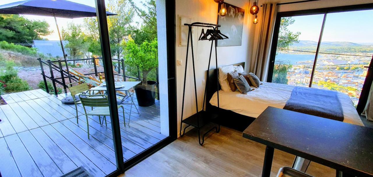 Le Rouquier Studio Terrasse, Vue Exceptionnelle, Climatisation Sète Eksteriør bilde